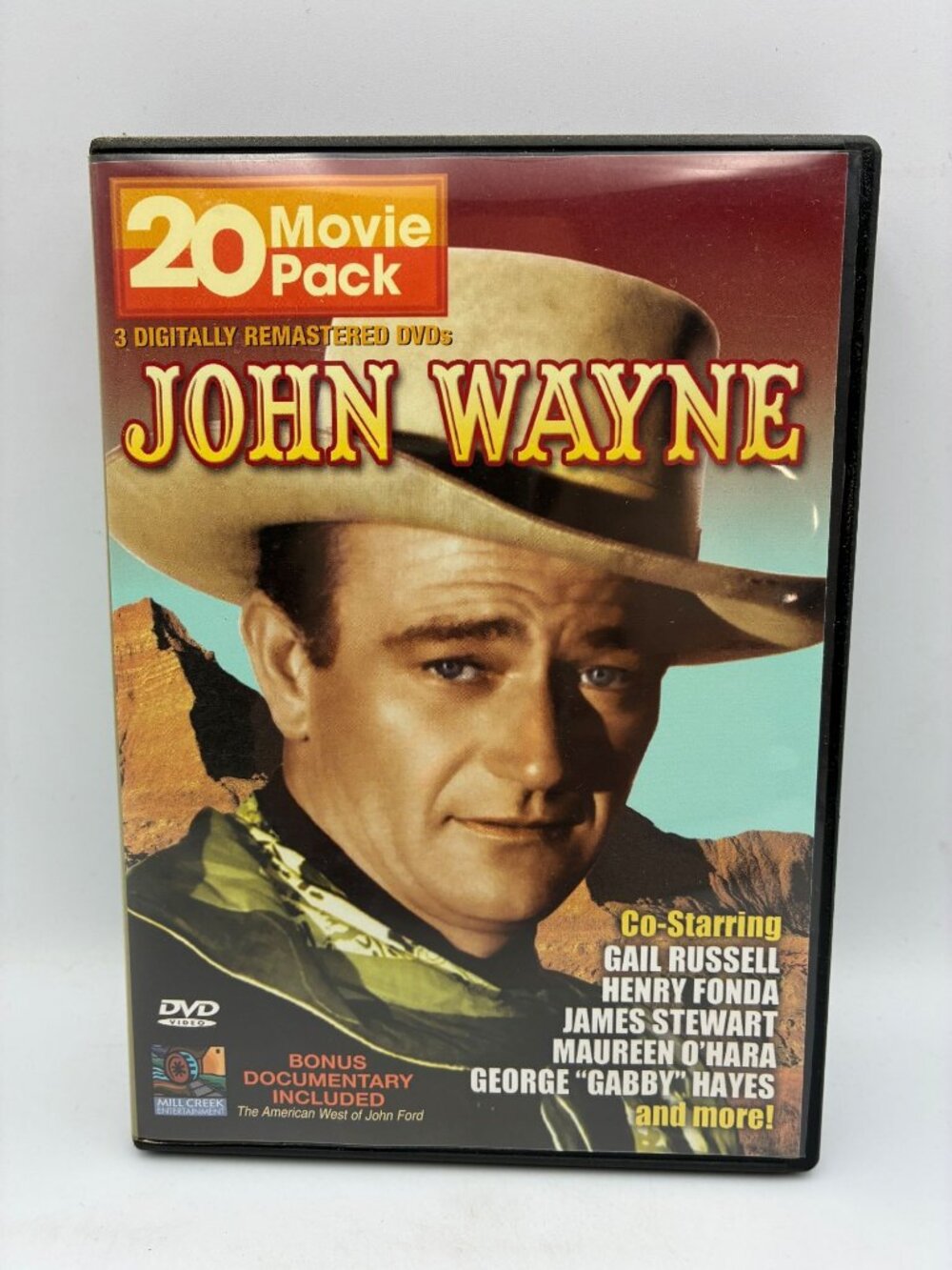 John Wayne 20 Movie Pack 3 Digitally Remastered Mill Creek Entertainment DVD